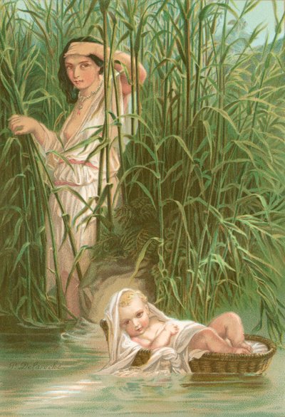 米丽亚姆和摩西 作者 希波吕特·德拉罗什（Hippolyte Delaroche）