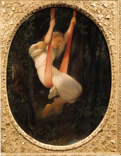 保罗·德拉罗什（Paul Delaroche）的秋千油画 作者 希波吕特·德拉罗什（Hippolyte Delaroche）