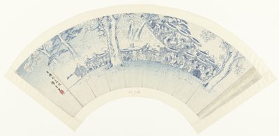 游园赏花草图
清流赏花图（物上题名） 作者 歌川广重 (I)