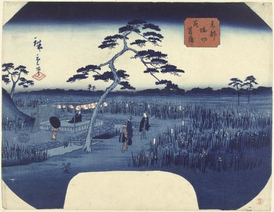 东都堀切盛开的鸢尾花
东都堀切花（物名） 作者 广重 (II) , 歌川