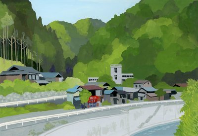 Dining room in the mountain village,2016, 作者 井筒宏之