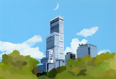 Osaka Abeno Harukasu, 2016 作者 井筒宏之