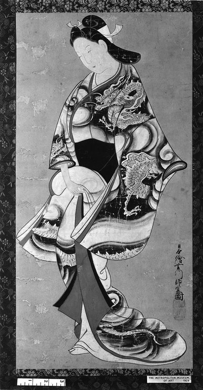 站立的美。 作者 菱川师信