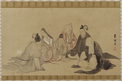 江户时代的六位不朽诗人（纸上的墨水和颜色） 作者 久川S