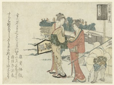 两位妇女参拜神社 作者 久川S