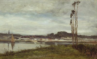 塞纳河上，约1895年。 作者 荷马·道奇·马丁