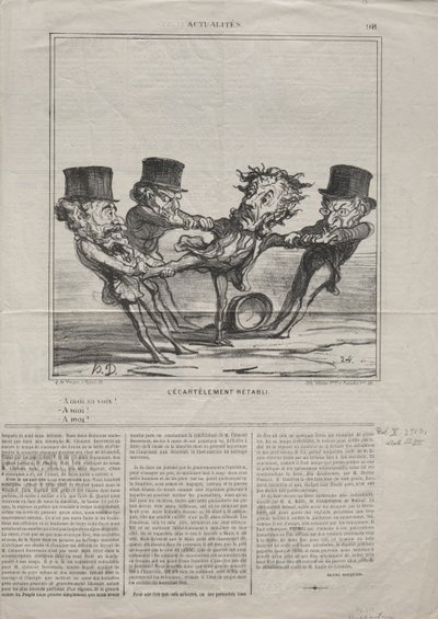 第98号现实：1869年恢复了营区。 作者 奥诺雷·杜米埃