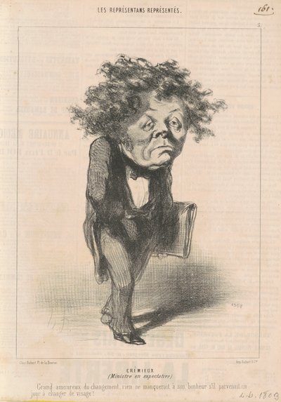 Adolphe Crémieux 作者 奥诺雷·杜米埃