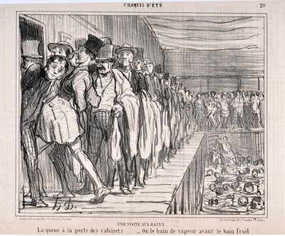 Honore Daumier (1808-1879) Charivari 的艺术作品可追溯至 1858 年： Serie CRUQUIS D