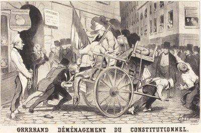Grrrrand Déménagement du Constitutionnel（宪法管理委员会 作者 奥诺雷·杜米埃