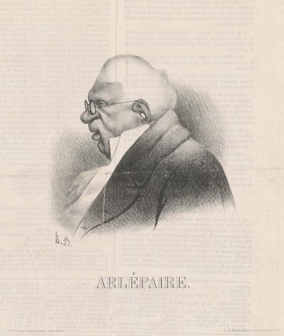 Harlé Père, 半身像 作者 奥诺雷·杜米埃