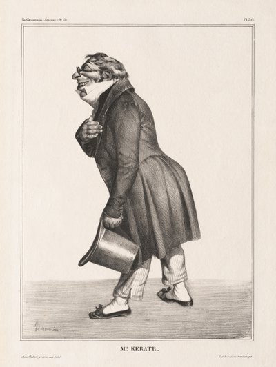 La Caricature, Pl. 314, Comte de.凯拉特里 作者 奥诺雷·杜米埃
