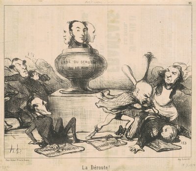 路! 作者 Honoré Daumier