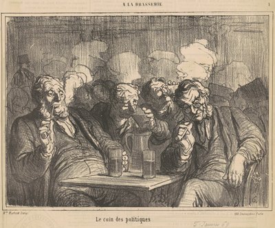 政治角 作者 Honoré Daumier