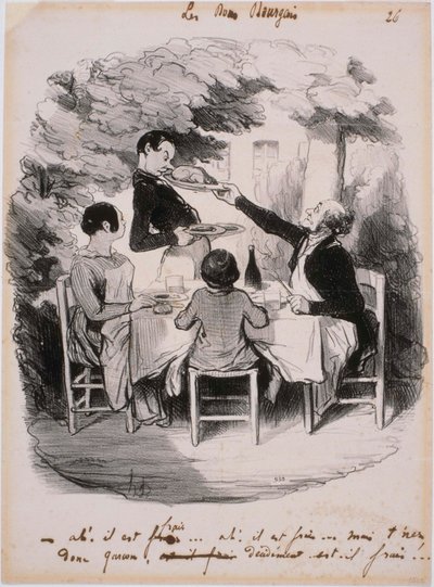 Bons Bourgeois-啊！新鲜...但是你是如此的男孩 作者 奥诺雷·杜米埃