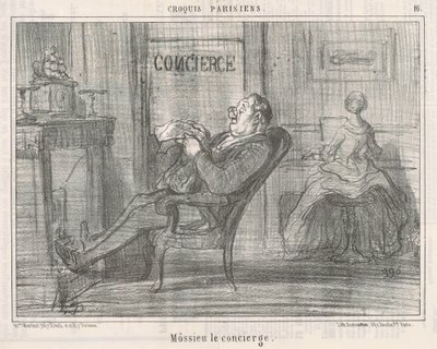 Mossieu le concierge 作者 奥诺雷·杜米埃
