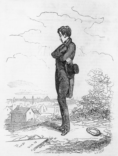 阿道夫·米纳德，《好商人》（Le Faiseur）插图，奥诺雷·德·巴尔扎克（1799-1850 年），法语版 作者 诺扎·巴尔扎克