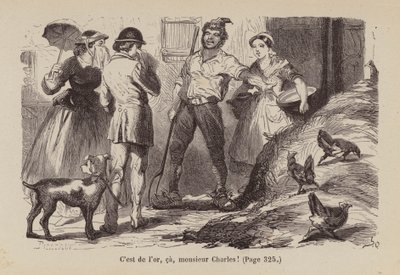 Un Bon Petit Diable》插图（雕刻） 作者 贺拉斯（后）卡斯特利