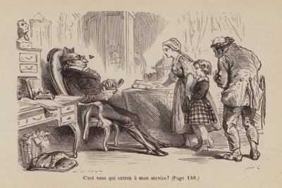 Un Bon Petit Diable》插图（雕刻） 作者 贺拉斯（后）卡斯特利