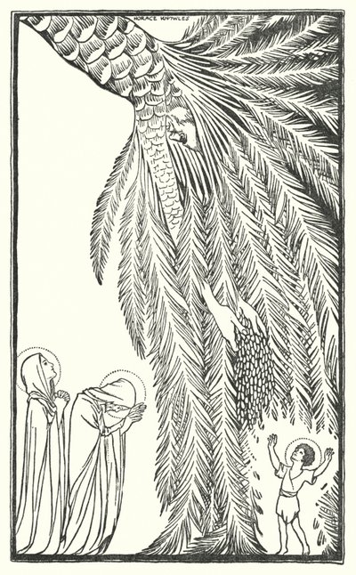 飞入埃及》（石版画） 作者 霍勒斯·J·诺尔斯