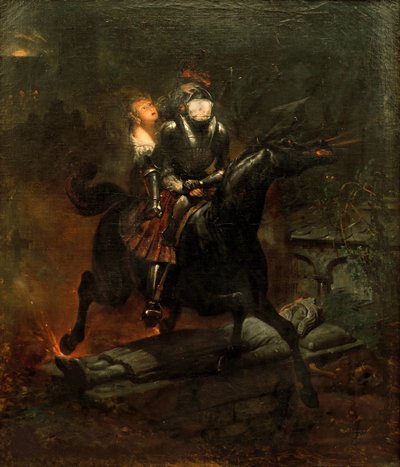 莱诺拉的歌谣》，1839年。 作者 埃米尔·让·霍勒斯·韦尔内