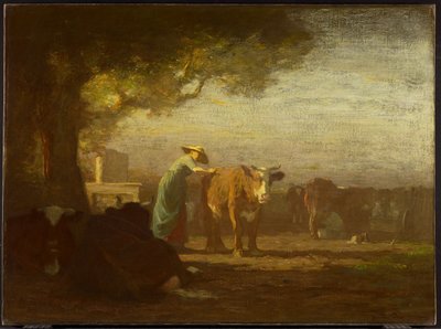 Milkyard，c.1908 作者 霍拉蒂·沃克