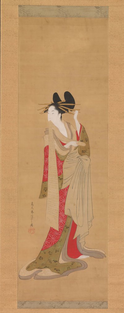 1756-1815年，位在嘴里的妓女。 作者 细田英史
