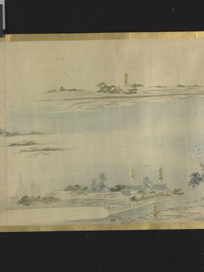三福神出游（纸本水墨淡彩） 作者 细田英史