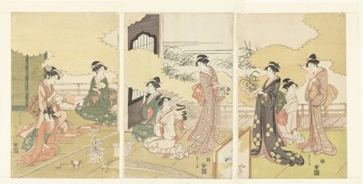 露天房间里的妇女 作者 细田英史
