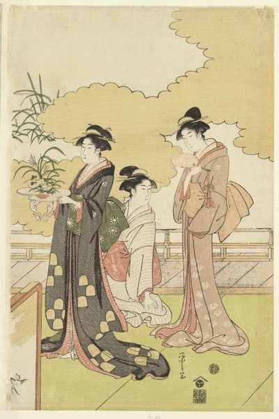 露天房间里的妇女 作者 细田英史