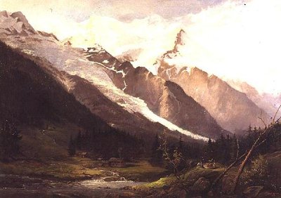 霞慕尼附近 作者 霍华德·古德·斯托蒙特