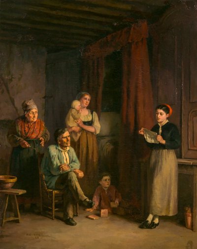 移民的信》，1868年。 作者 Howard Helmick