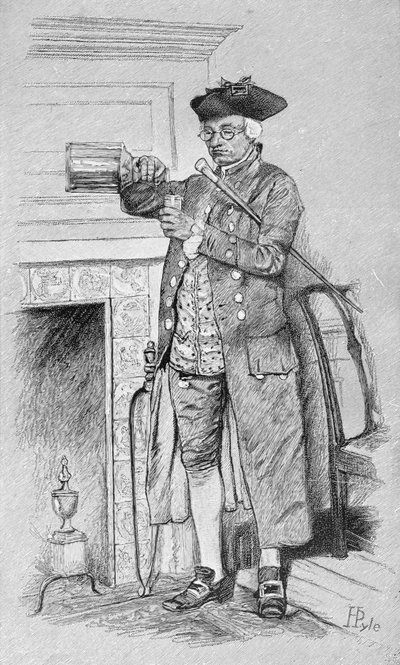 Mynheer的Morning Horn，来自哈珀杂志，1881年 作者 霍华德·派尔