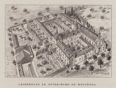 Chartreuse De Notre-Dame De Mougeres（雕刻） 作者 休伯特·克莱格（Hubert Clerget）