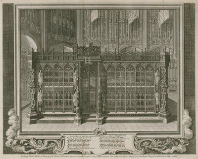 纪念国王亨利七世和他的女王的庄严纪念碑 作者 Hubert Francois Gravelot
