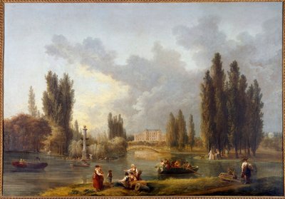 Le chateau de Mereville 画作 Hubert Robert (1733-1808) 18 世纪 Sceaux，法兰西岛博物馆 作者 休伯特·罗伯特