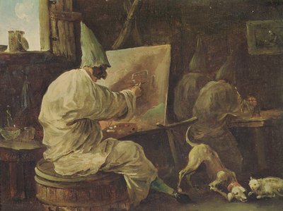 画家布冯 作者 休伯特·罗伯特