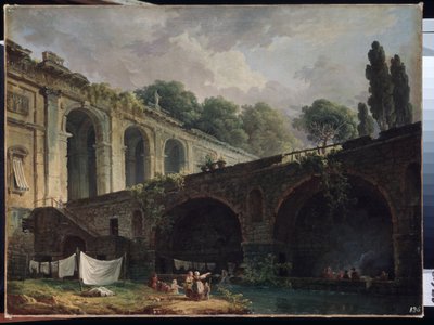 "休伯特-罗伯特（Hubert Robert，1733-1808 年）1767 年的绘画作品，圣彼得堡冬宫博物馆。 作者 休伯特·罗伯特