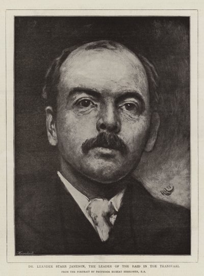 Leander Starr Jameson博士，德兰士瓦的突袭领导人 作者 休伯特·冯·赫科默