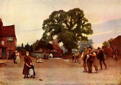 我们的村庄，c1890，1936年。 作者 休伯特·冯·赫科默