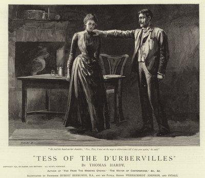 D&39;Urbervilles的苔丝 作者 休伯特·冯·赫科默