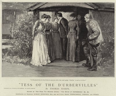 D&39;Urbervilles的苔丝 作者 休伯特·冯·赫科默