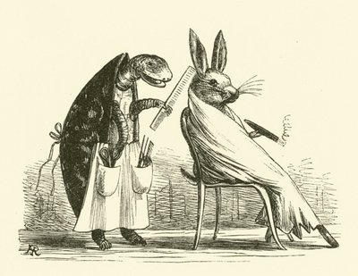 龟兔赛跑（版画） 作者 休·罗利（Hugh Rowley）