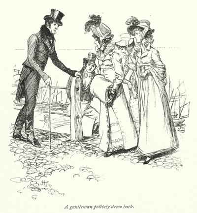 Illustration for Persuasion by Jane Austen (litho) 作者 休·汤姆森
