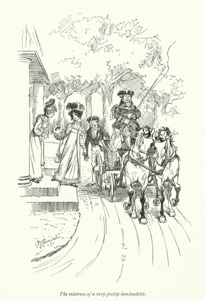 简奥斯汀的说服插图（石版画） 作者 休·汤姆森