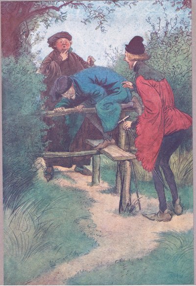 我的主人是Shallow先生和来自Frogmore的另一位绅士，1910年来自温莎的快乐妻子的插图 作者 休·汤姆森