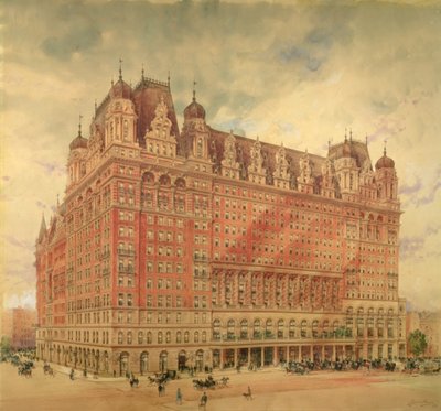 华尔道夫酒店，1896年 作者 Hughson Frederick Hawley