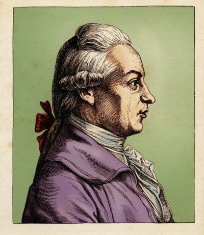 Johann Wilhelm von ARCHENHOLZ (1741年9月3日-1812年2月28日) 1854年(雕刻) 作者 Hugo Bürkner
