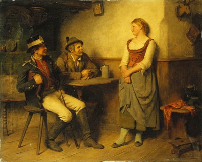 小酒馆的养护，1891年 作者 雨果·考夫曼（Hugo Kauffmann）