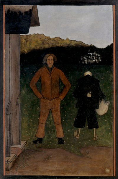 死亡与农民》，1896年。 作者 雨果·辛伯格